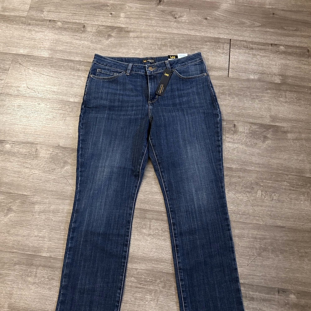 Lee Women's Dark Blue Straight Leg Jeans